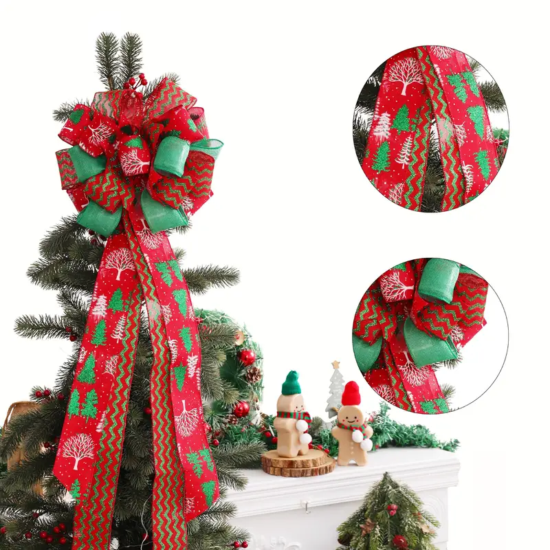 Handmade Christmas Tree Bow Ornament-BUY 2 FREE SHIPPING
