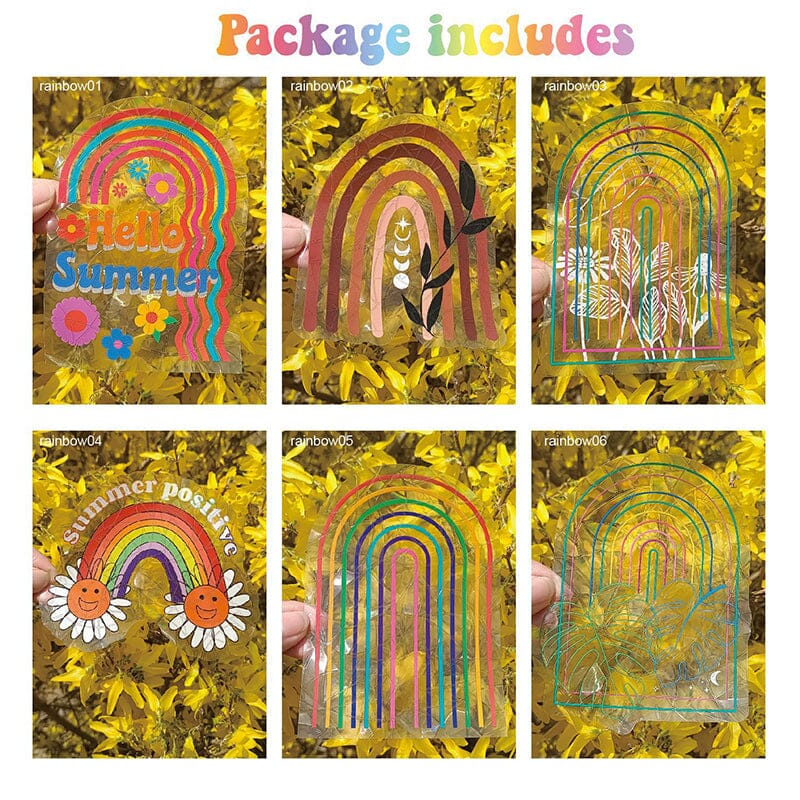 🔥Last Day 60% OFF🔥PVC animal colorful anti-collision glass sticker