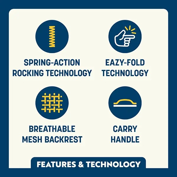 GCI Outdoor Stowaway Rocker 2.0