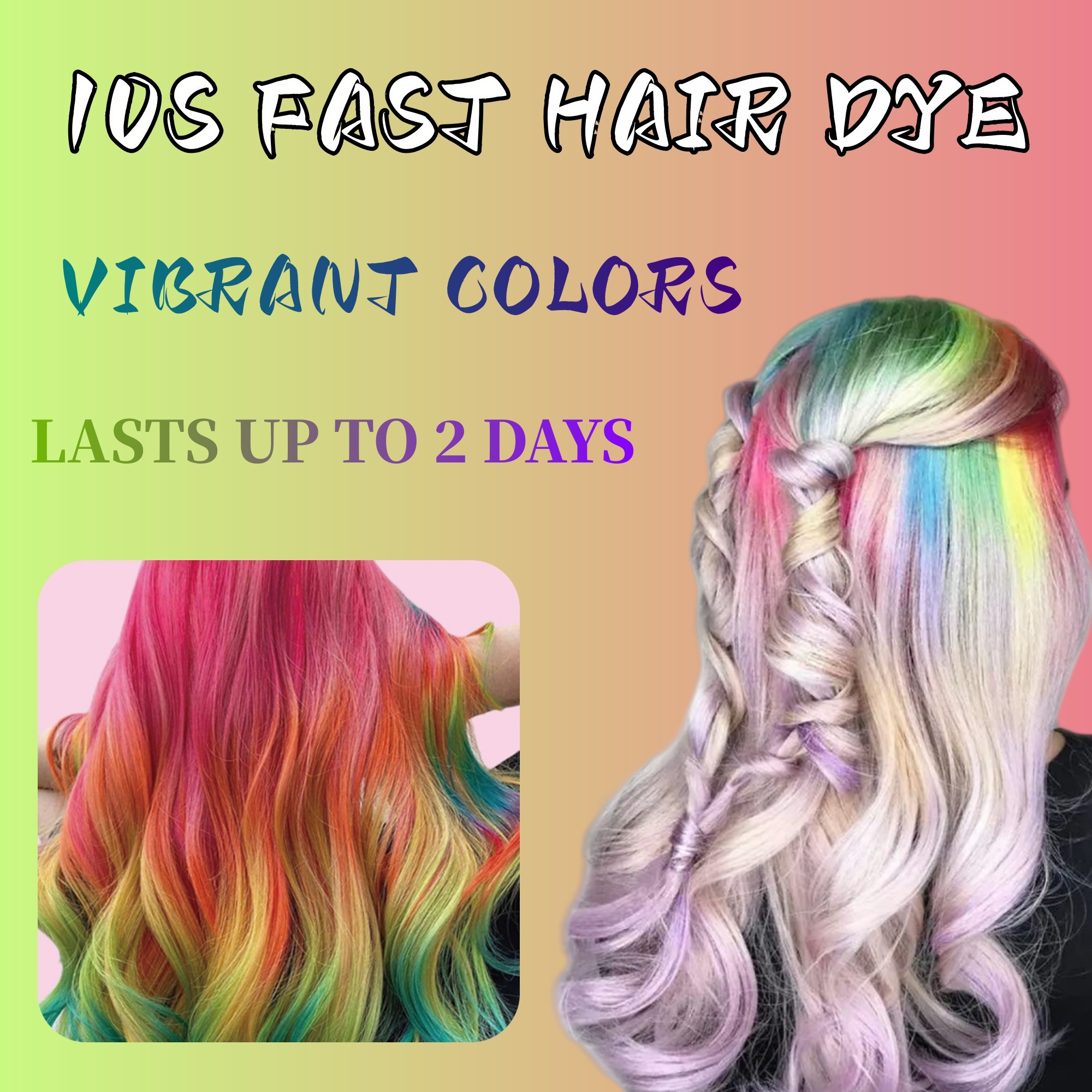 👍2024 New Arrival- 50% OFF💥Reusable & Washable Fast Hair Dye Set