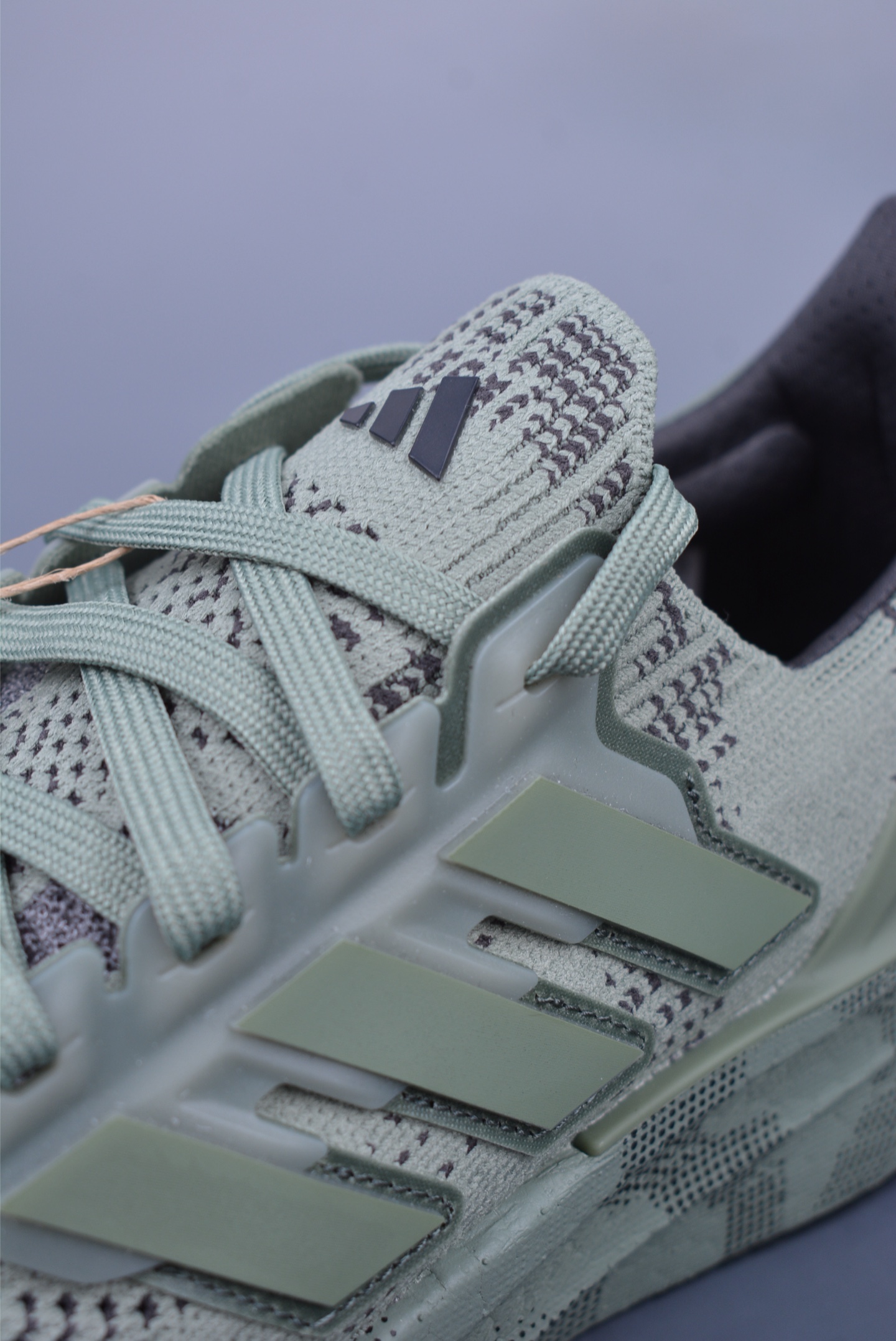 Adidas Ultra Boost 5X 2025 running shoes knitted military green camouflage JI1525