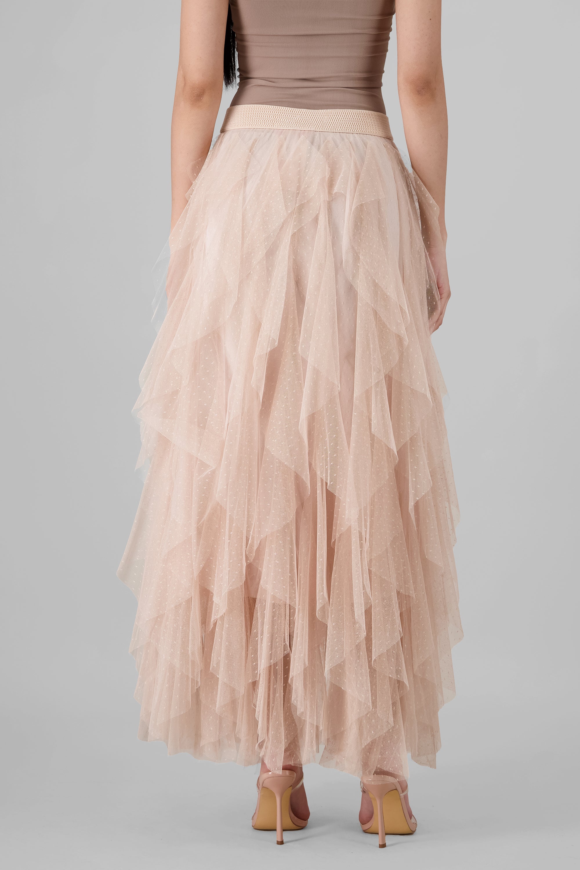 Maxi Skirt with Ruffles