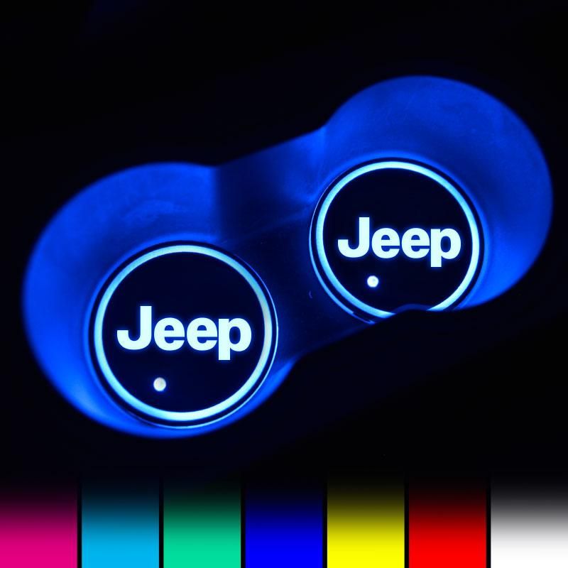 🚗Rainbow Light LED Car Coaster