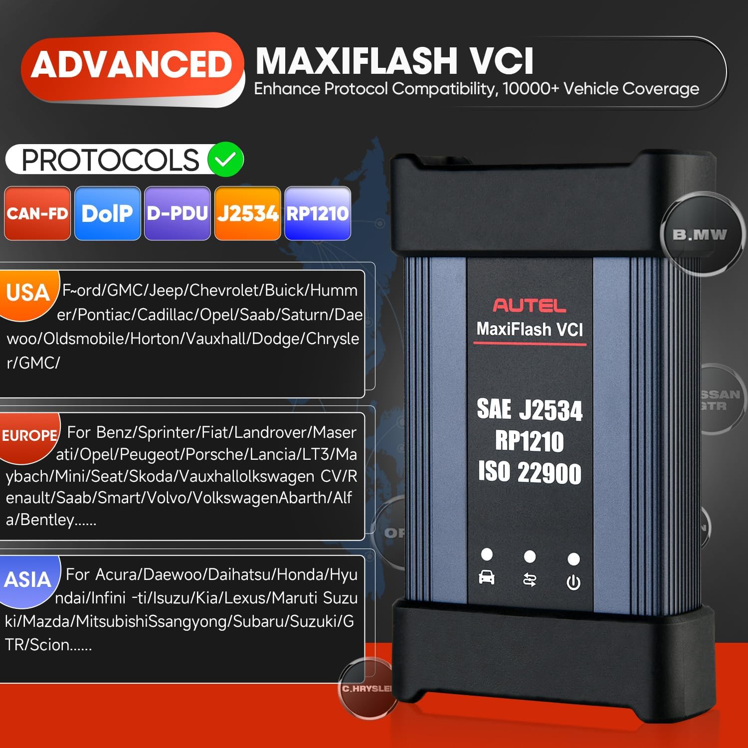 Autel MaxiSys MS909 Smart Diagnostics Tool, 2025 New Motor TruSpeed Same as MS919 MSUltra, TSB, Repair Tips, Topology 2.0, Up of Elite 2 PRO, ECU Programming/Coding, 40+ Service, 3K+ Active Tests