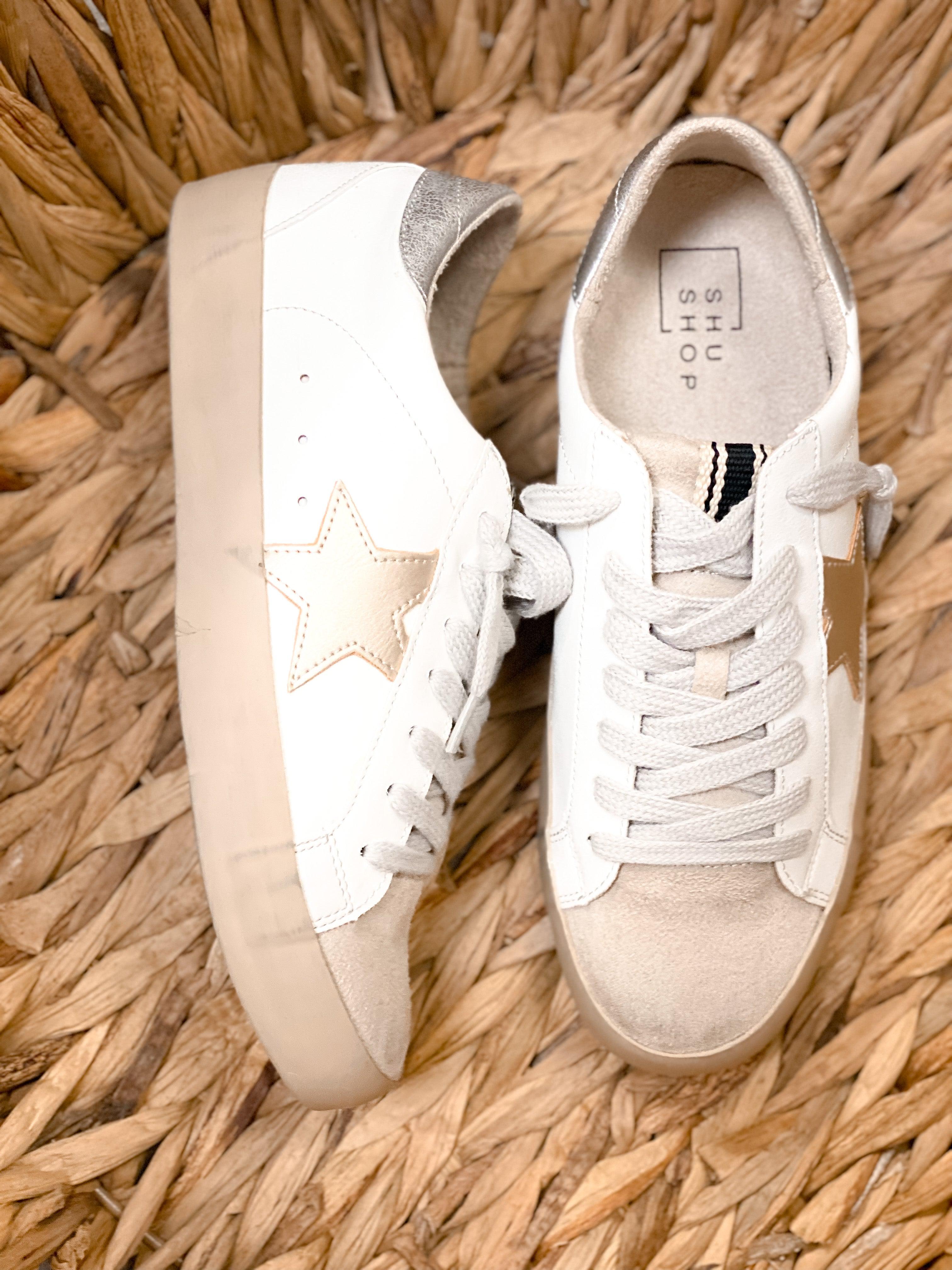 PAMMY SHUSHOP SNEAKER-WHITE/GOLD