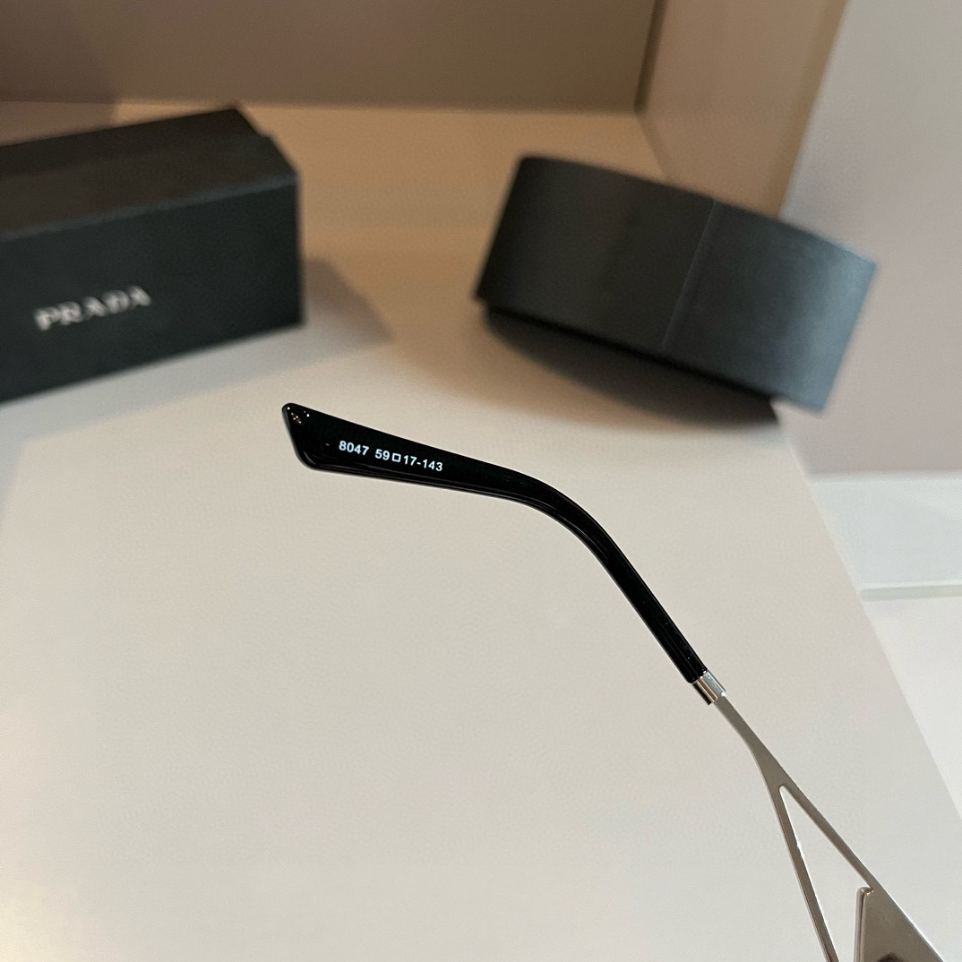 Prada round frame sunglasses