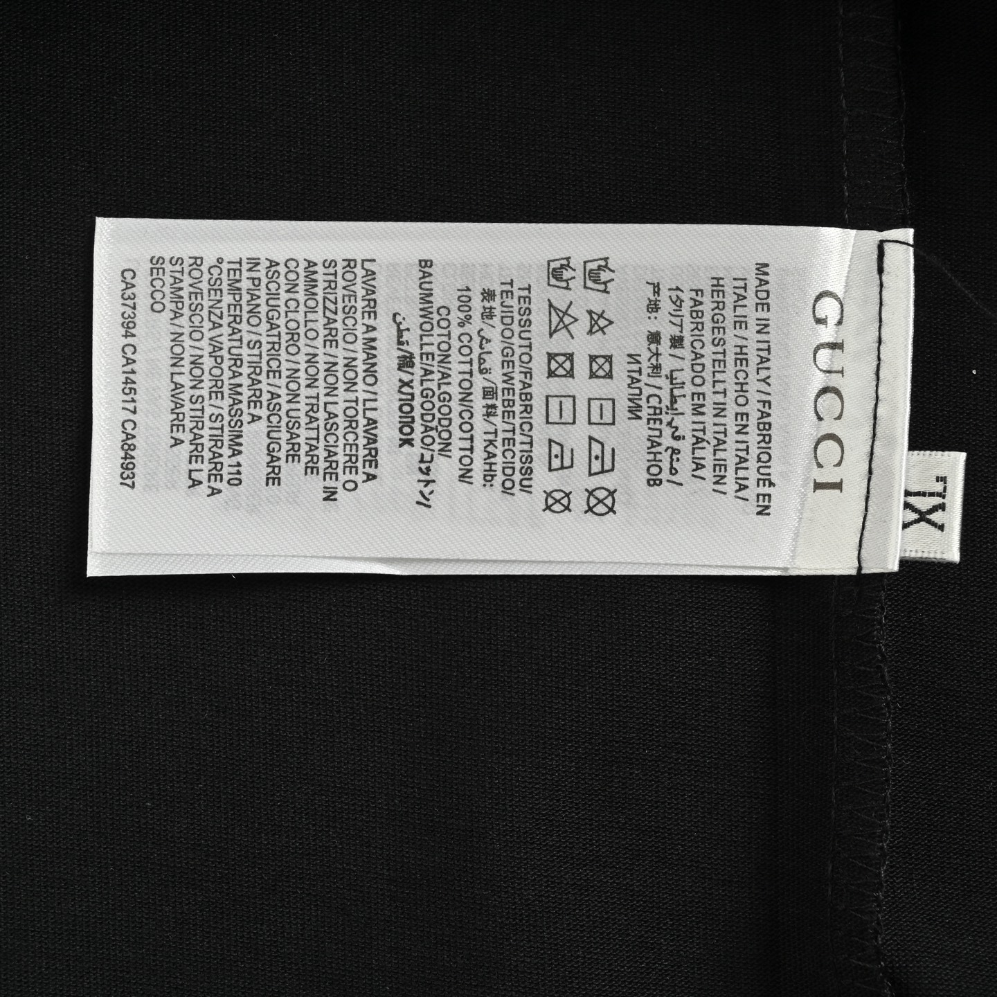 Gucci 25ss collar embroidered short sleeve