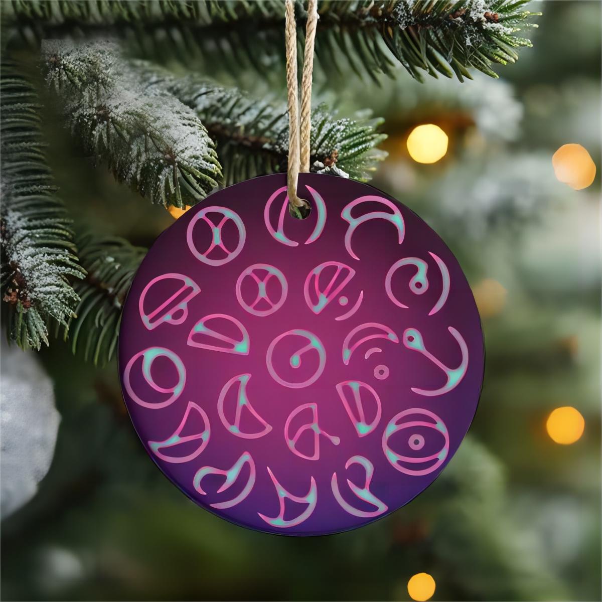 Coldplay Christmas Tree Ornament