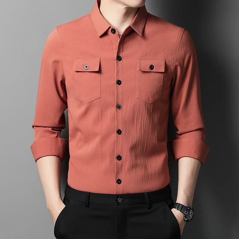 Premium Cotton Button-Up Shirt