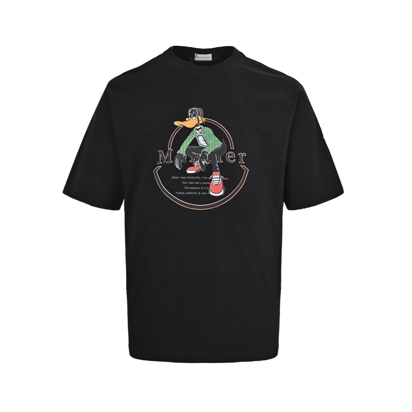 Moncler cartoon character print short sleeves