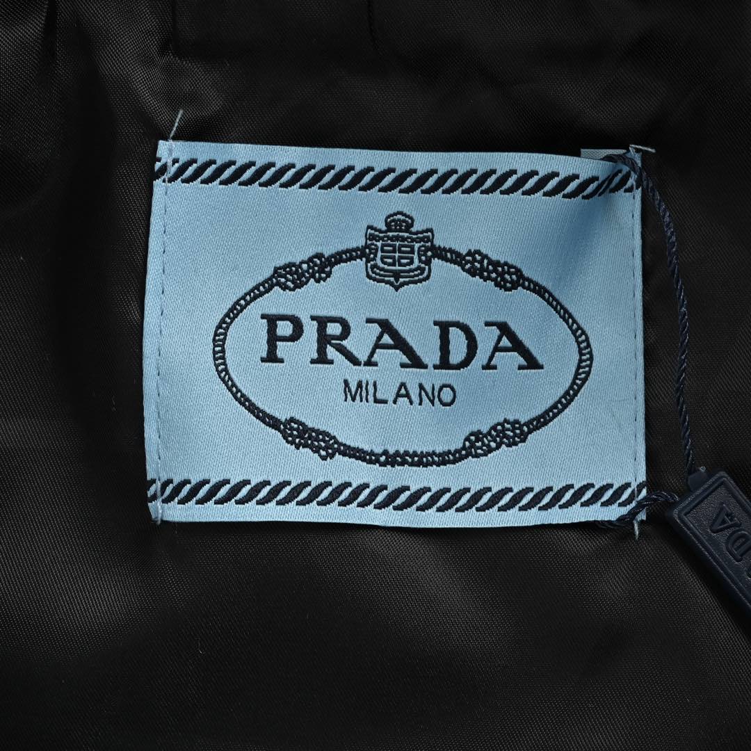 Prada 25ss cashmere triangle logo shirt jacket V