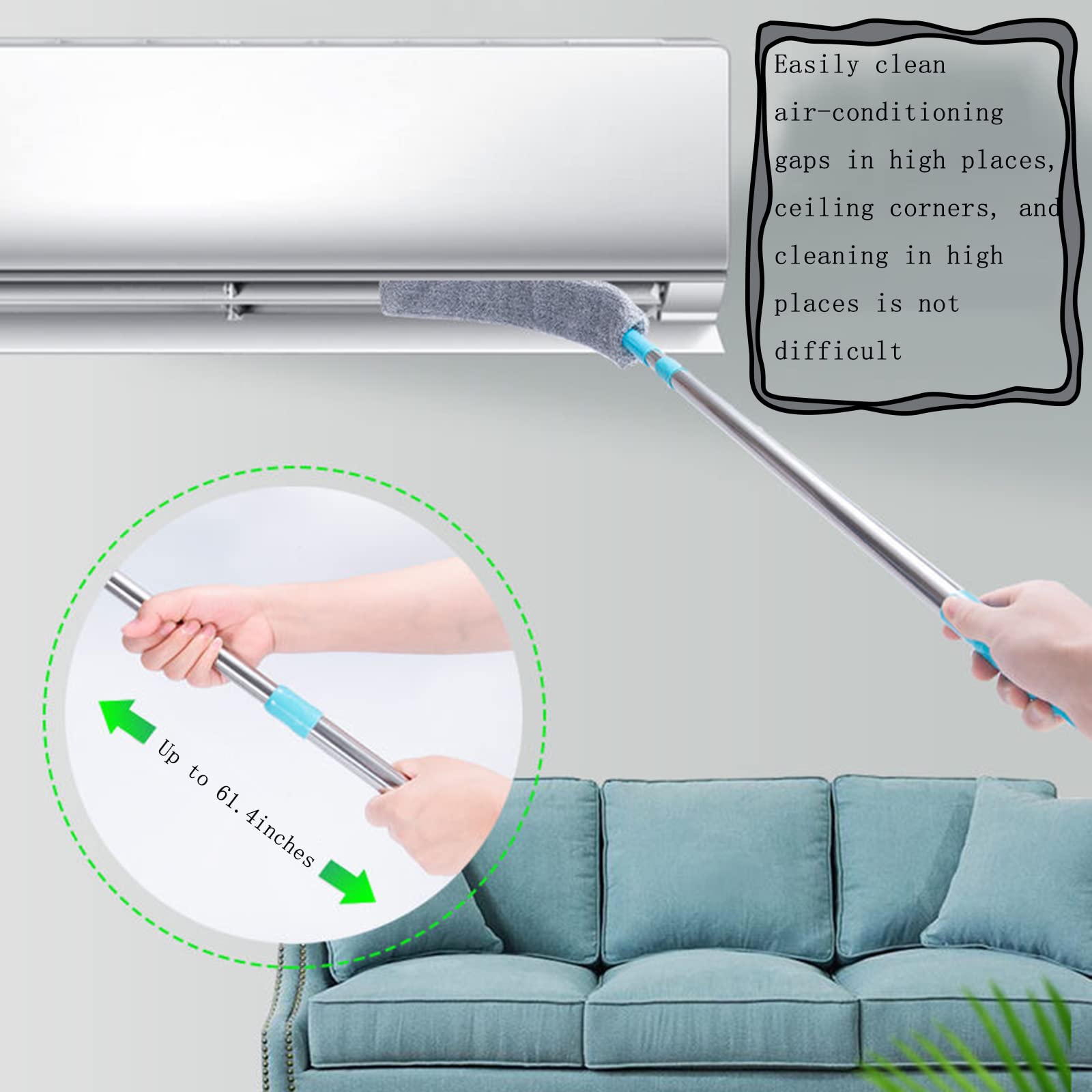 🔥Last Day Promotion-[SAVE 50% OFF]-Extended version Retractable Gap Dust Cleaning Artifact-Buy 2 Get Extra 10% OFF & FREE SHIPPING!