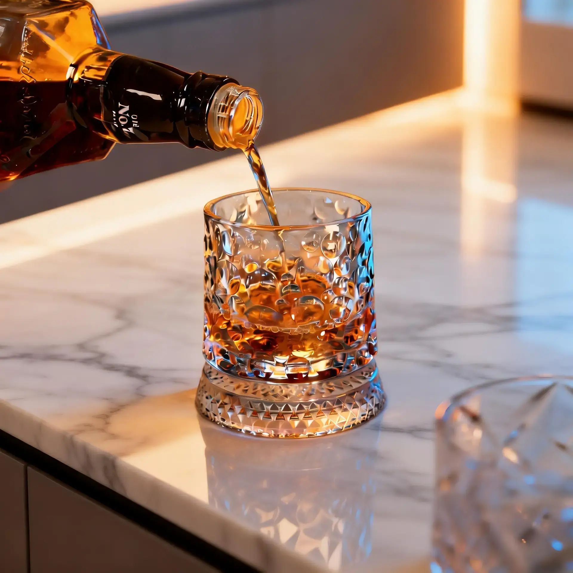 Luxury 360° Stress Relief Spinning Crystal Glass