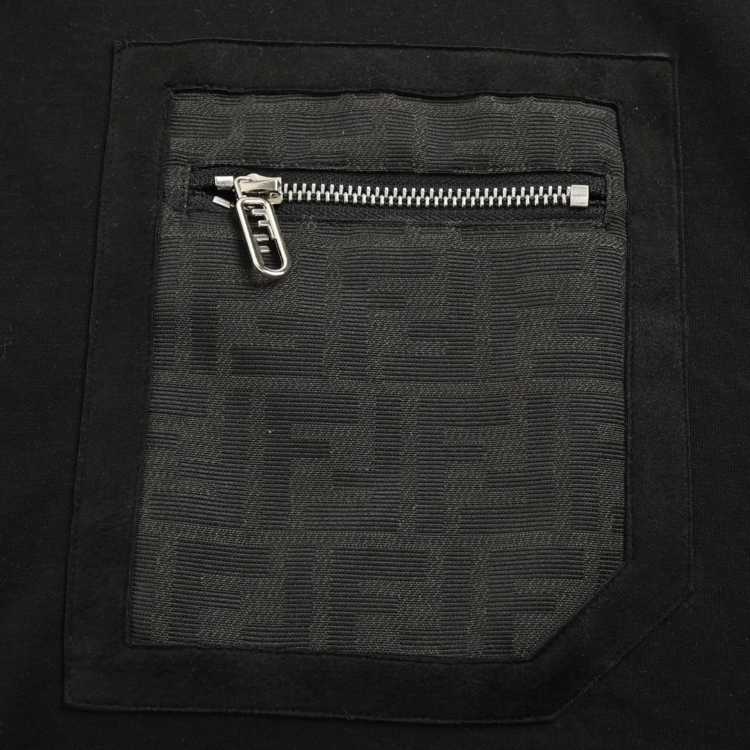 Fendi 24ss FF pocket zipper short sleeve