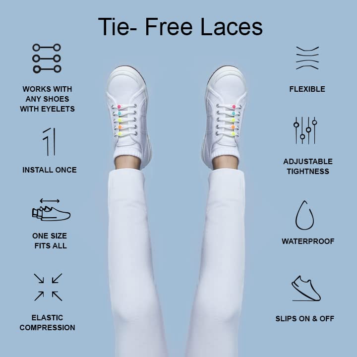 🔥Last Day Promotion 50% OFF-Lazy Elastic Shoelaces-BUY 2 GET 1 FREE NOW