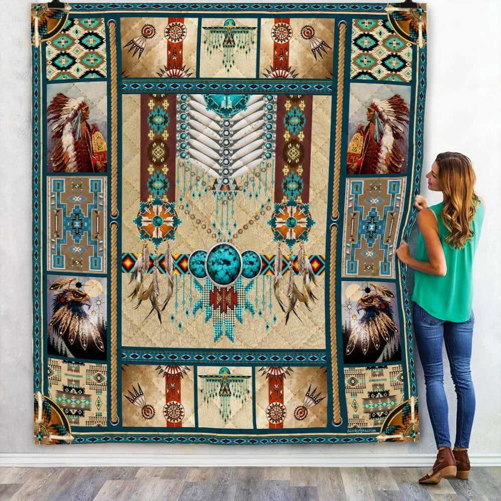 Native American Quilt Blanket