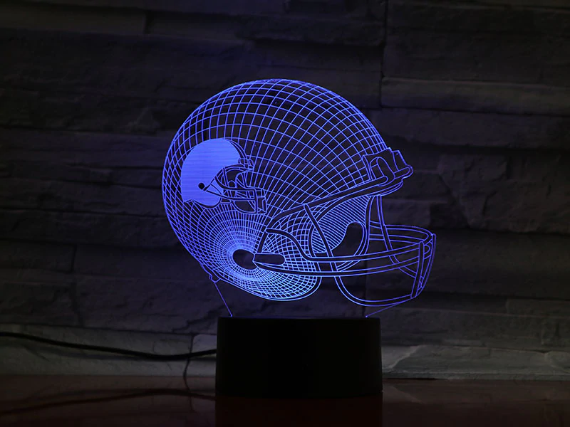 CLEVELAND BROWNS 3D LED LIGHT LAMP