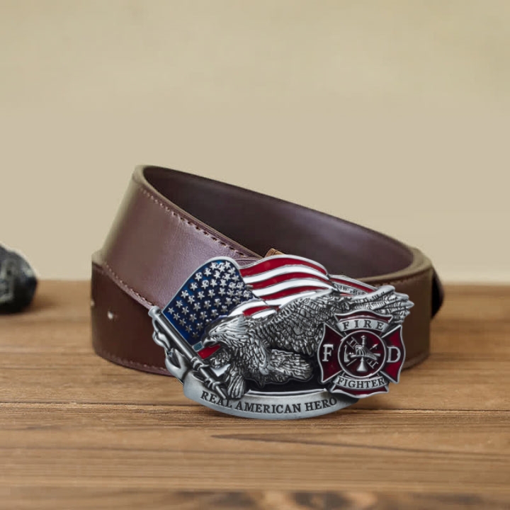 Handmade American Hero Cowhide Leather Belt