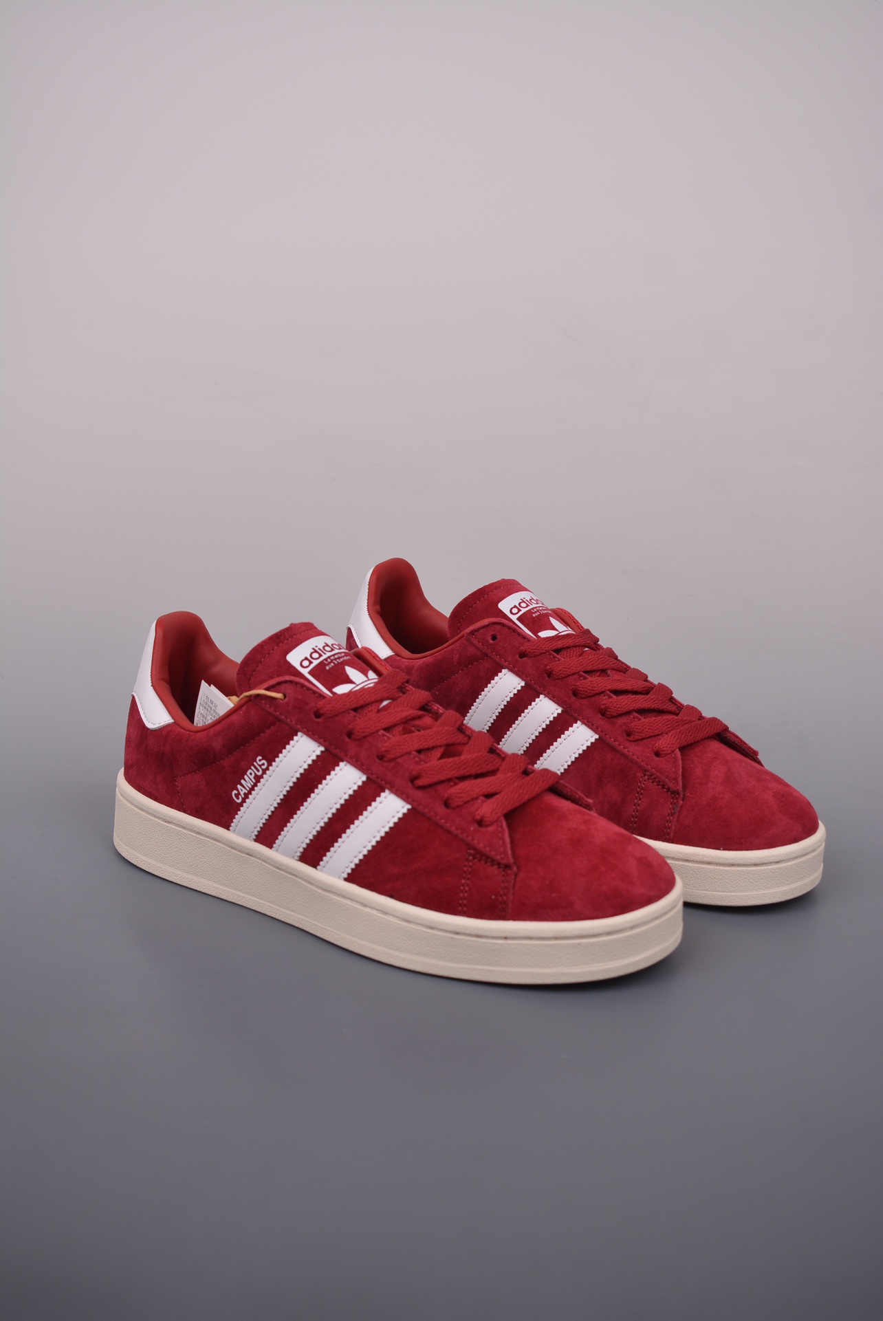 Adidas Originals Campus Suede Burgundy White BZ0087