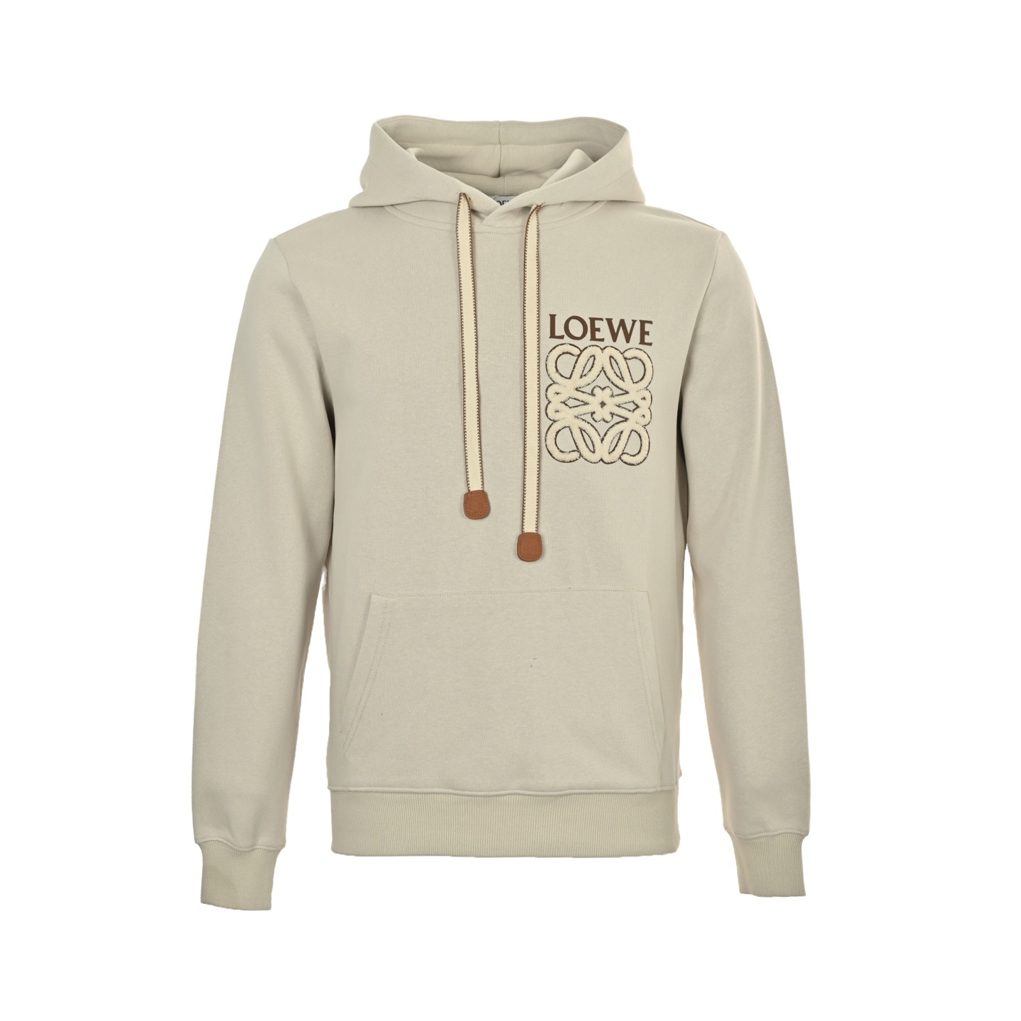 Loewe 25Fw terry patch logo hoodie