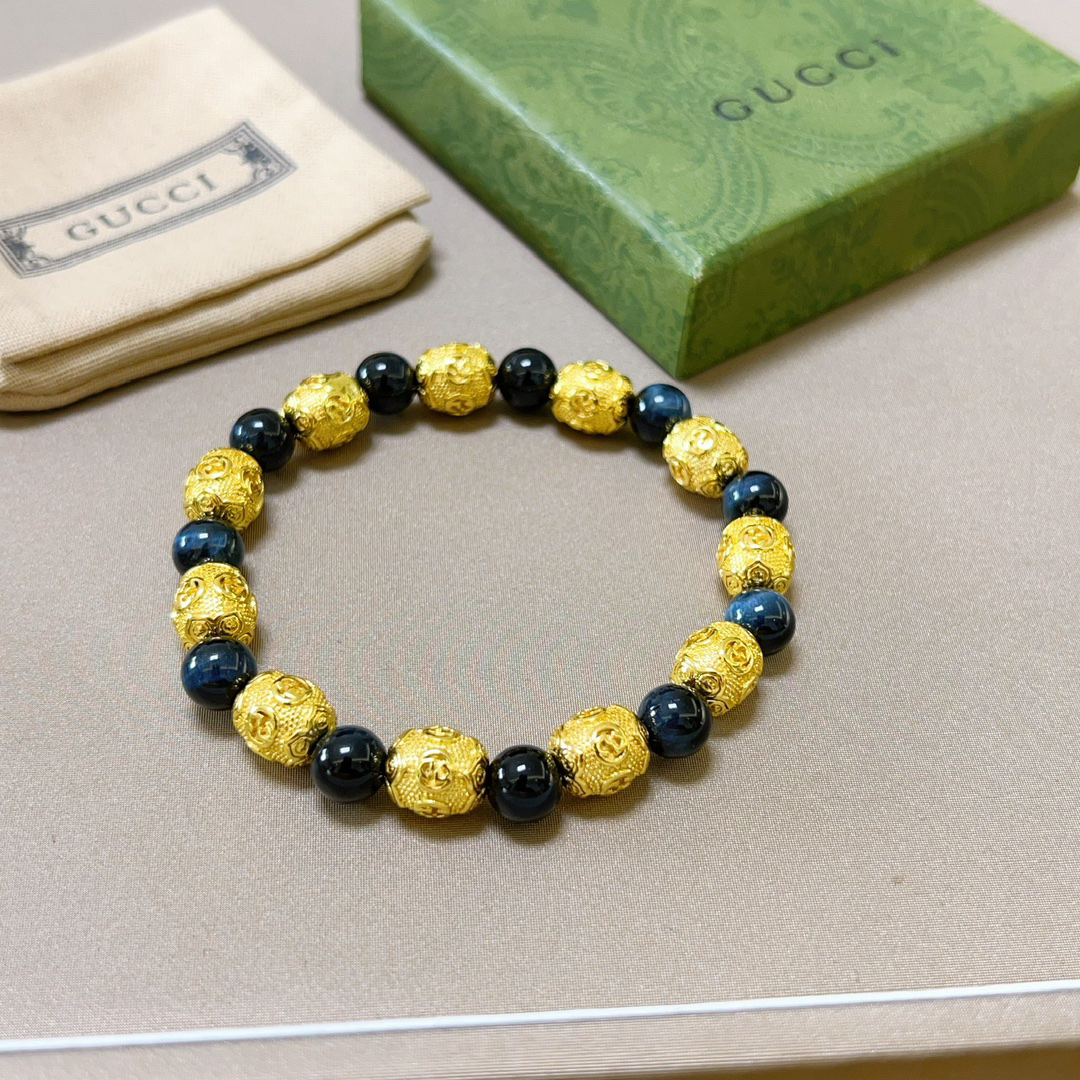 Gucci Blue Tiger Eye Bracelet