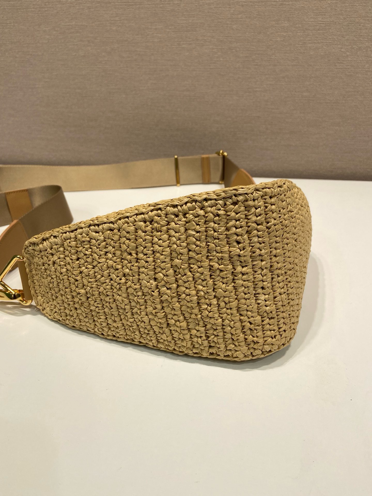 Prada Straw Triangle Bag 1BH190