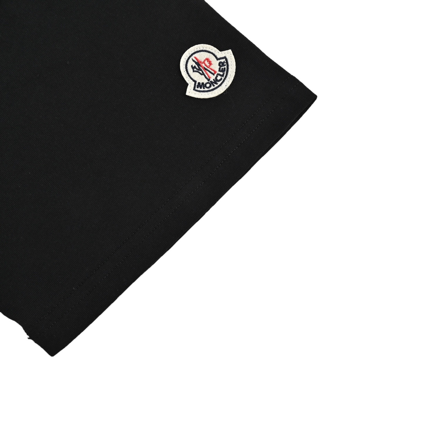 Moncler 25ss flocked logo laser printed short-sleeved shirt