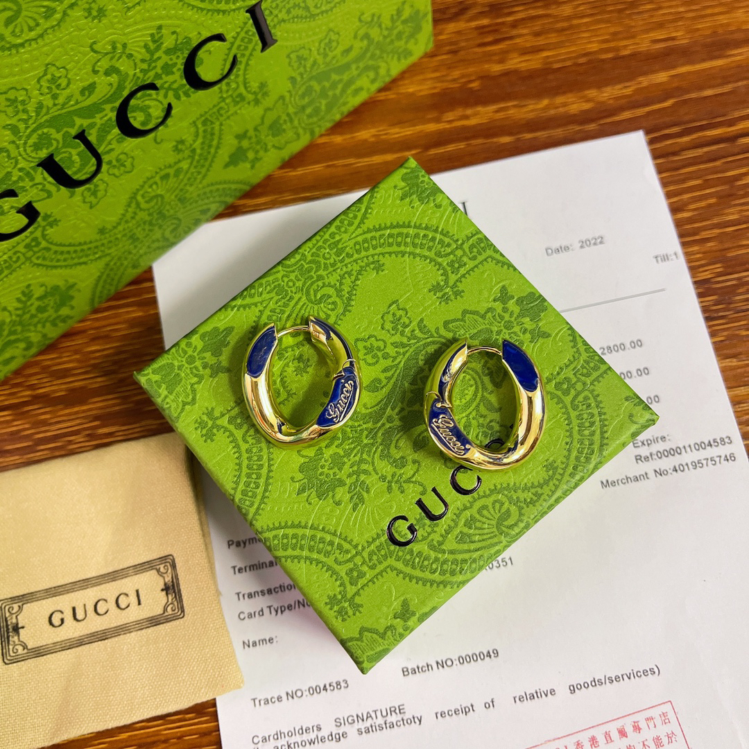 Gucci gold-tone earrings