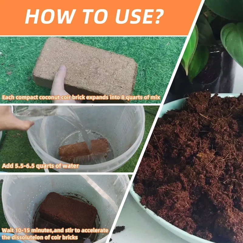 🔥Hot Sale Promotion 49% OFF - Organic Coconut Coir for Plants