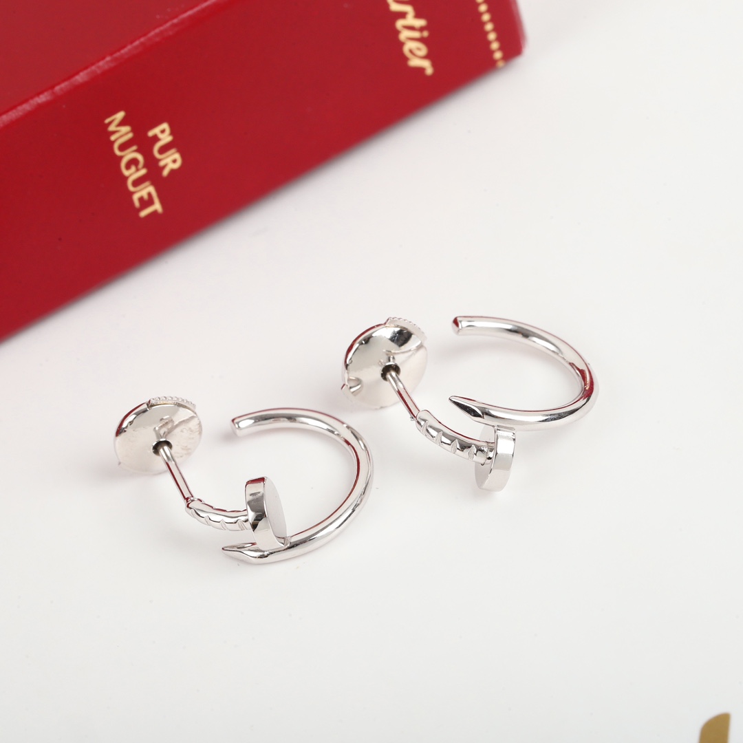 Cartier nail earrings