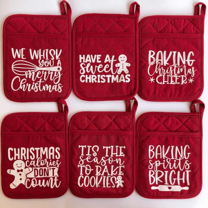 Christmas pot holder baking kit