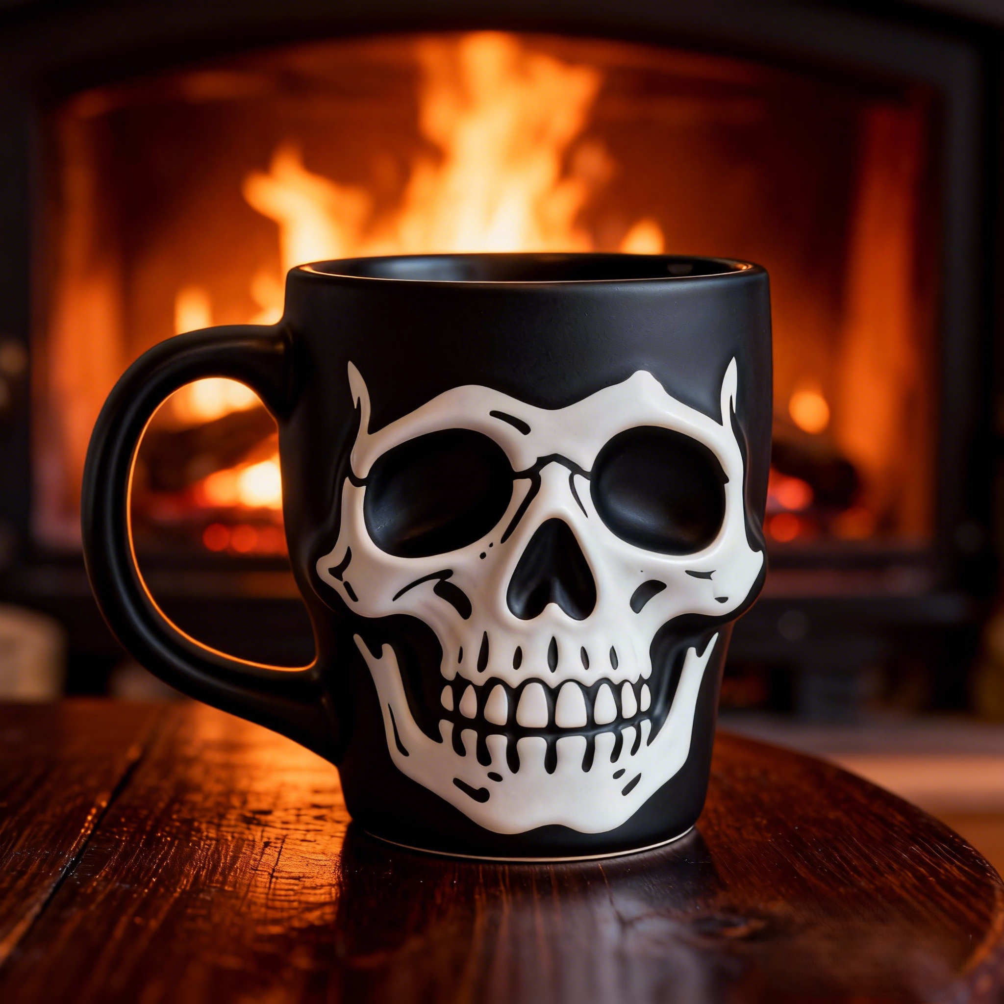 Skull-Shaped Ceramic Coffee Mug 💀