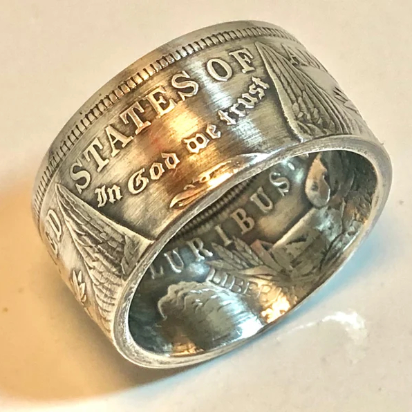 Morgan Dollar 1921 Coin Ring