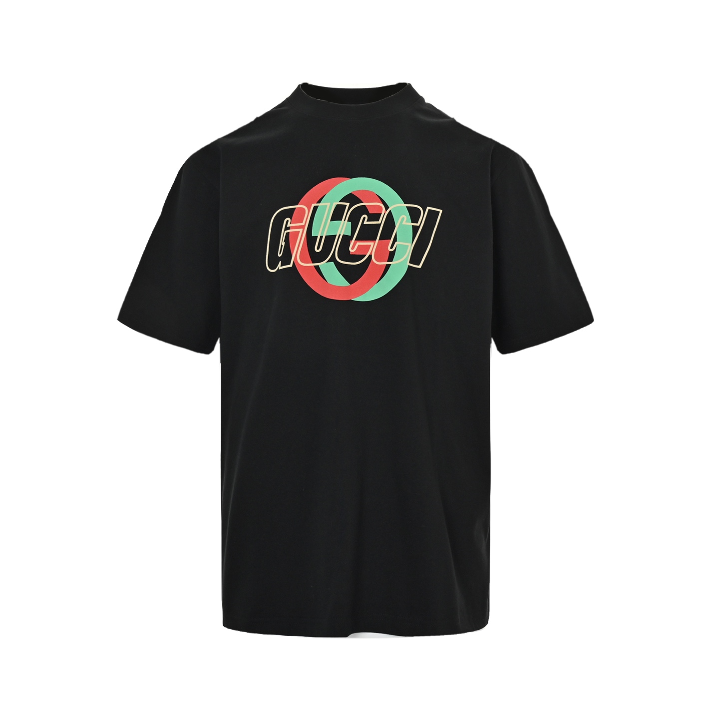 Gucci 24ss interlocking G logo print short sleeves