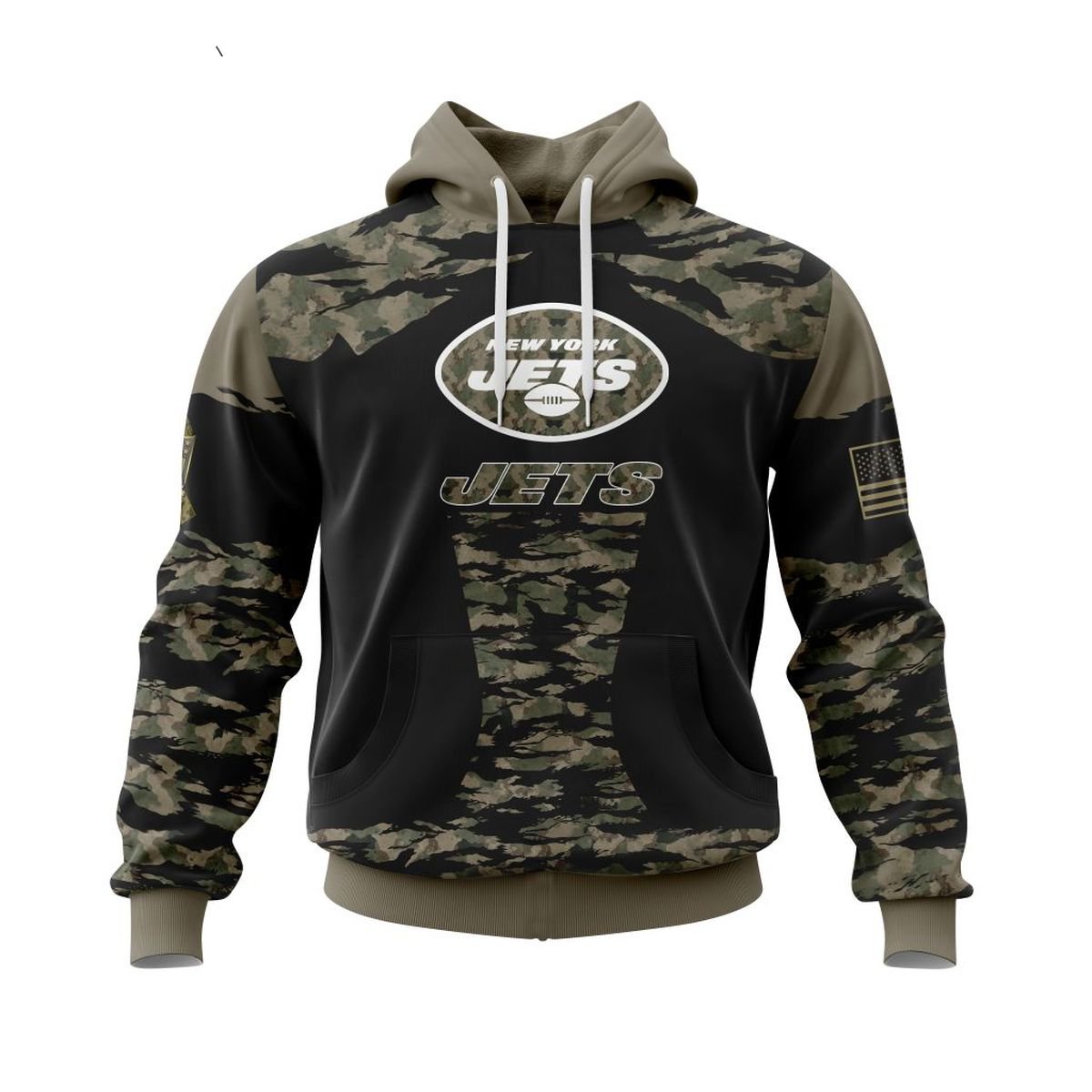 NEW YORK JETS 3D HOODIE FLAG107