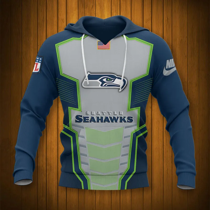 SEATTLE SEAHAWKS 3D HOODIE TTB4327