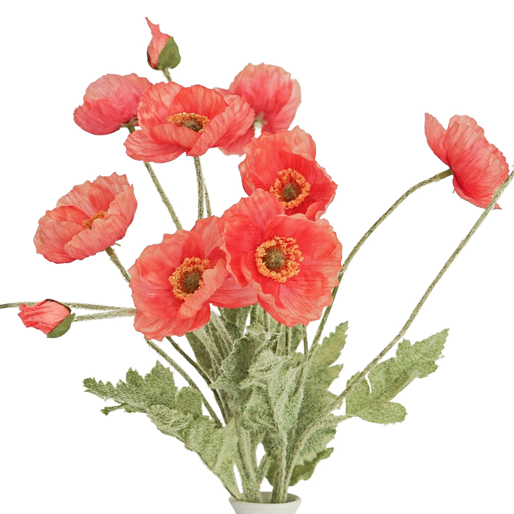 🔥Last Day 50% OFF🔥Artificial Poppy Silk Flowers for Home Decor, Wedding Bouquet(Set of 5 stems)📦BUY 2SETS GET 10% OFF & FREE SHIPPING NOW