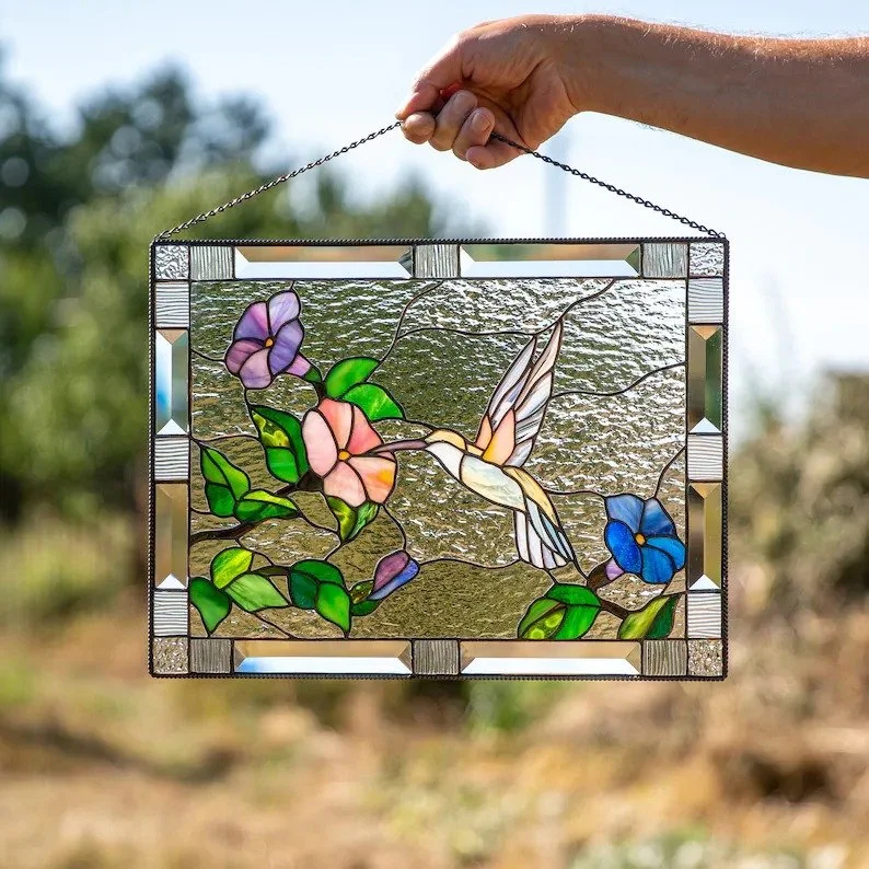 ⏰Last Day Promotion - 50% OFF⏰ Cardinal Stained Glass Window Panel🦜🦜 - Buy 2 Get 10% Off & Free Shipping