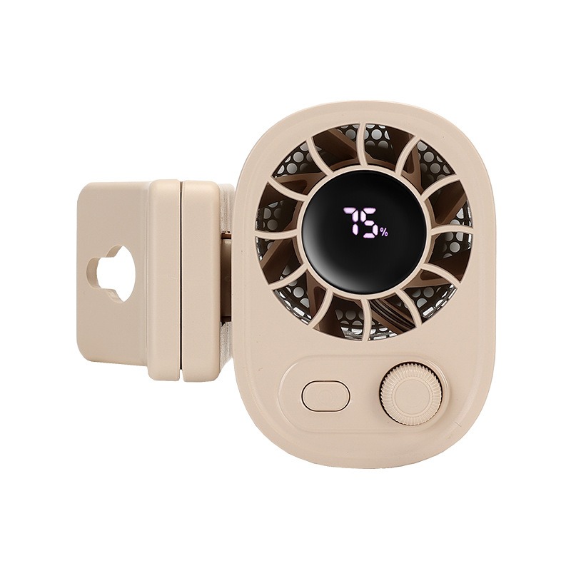 💥ON SALE💥Rechargeable 360° Rotation Car Clip On Fan with LED Display - 100 Speeds Adjustable