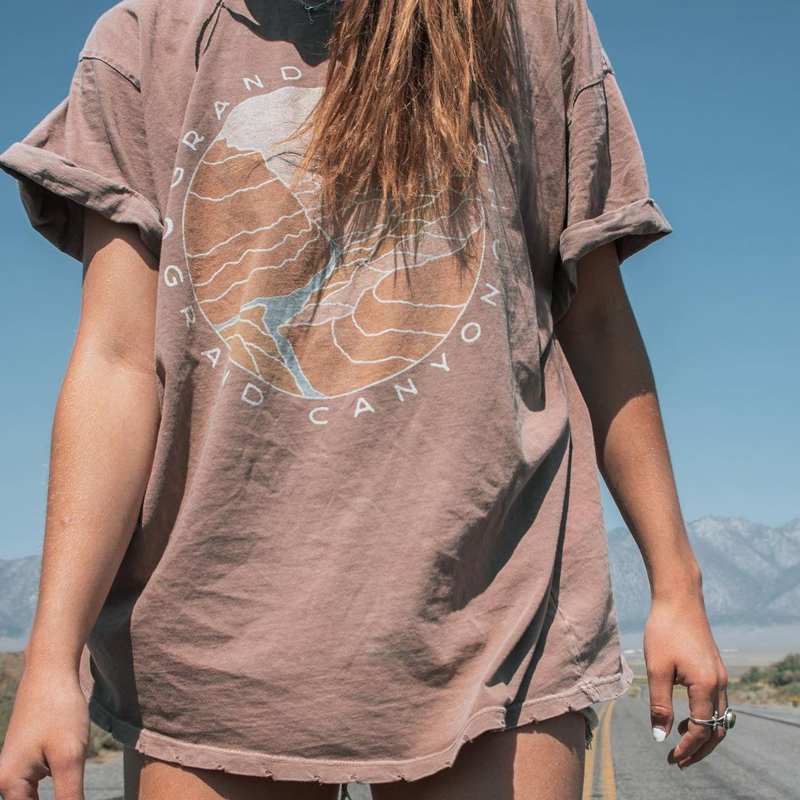 Vintage Grand Canyon Sun Print Tee