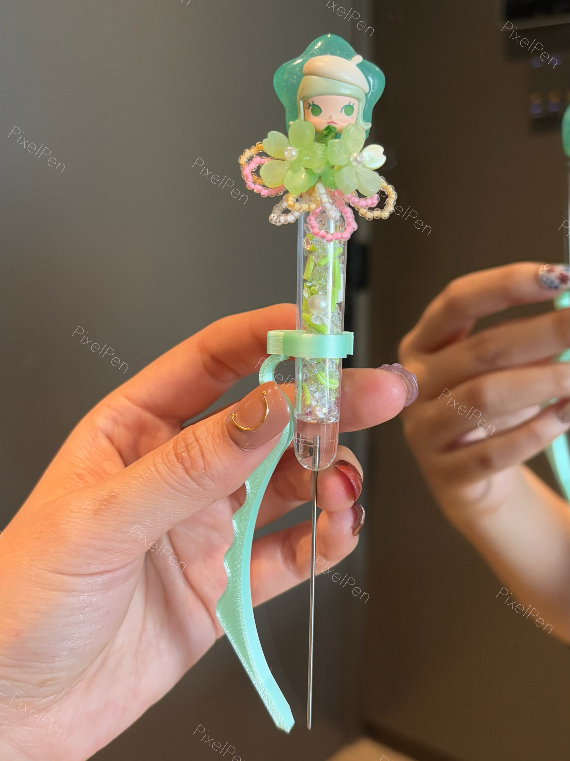 PixelPen Magnetic Grip Piecing Bean Pen Tool 2.6mm for small beans | Flower POP