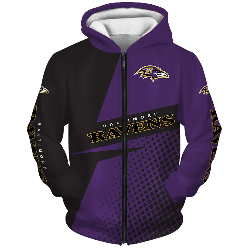 BALTIMORE RAVENS 3D HOODIE BBRR006