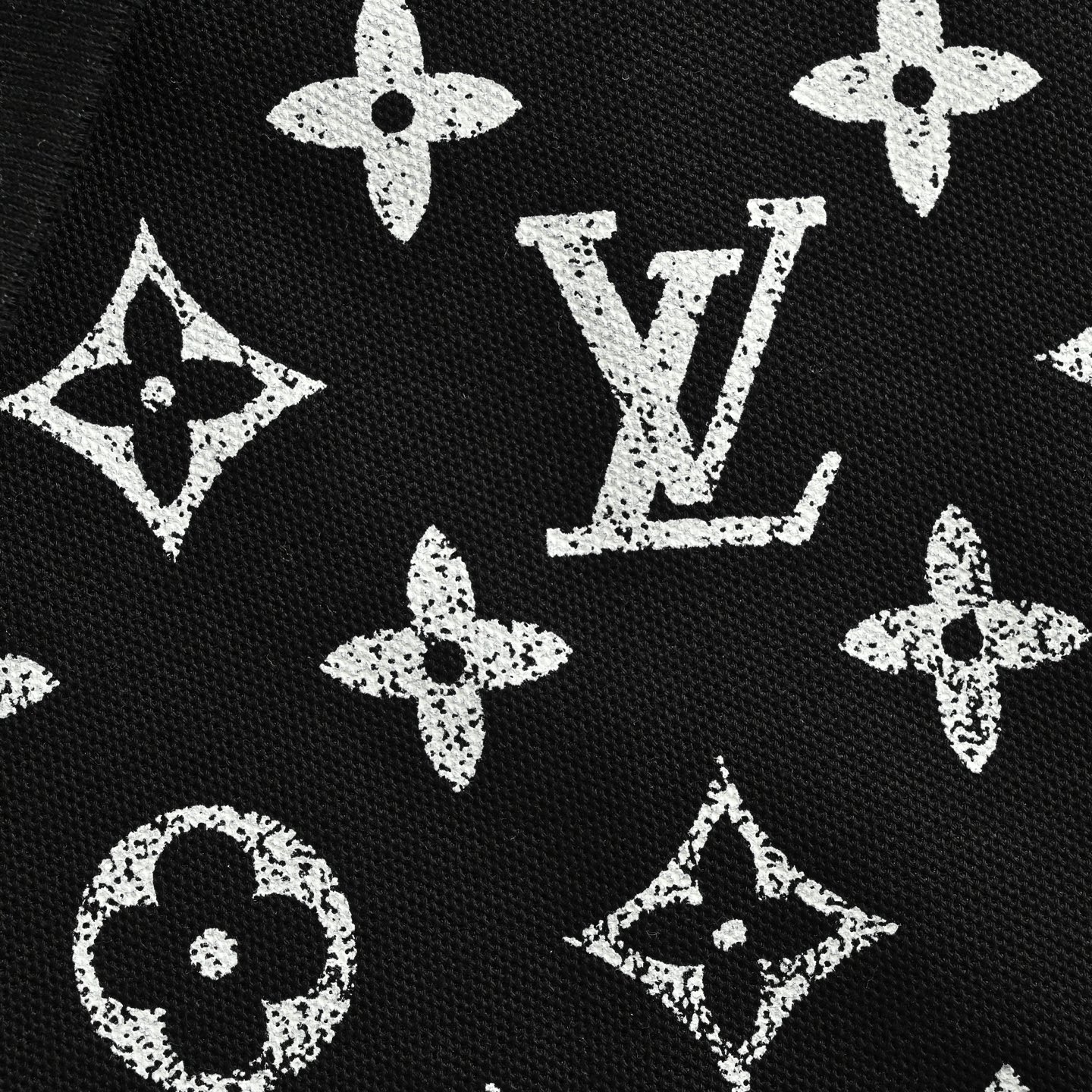 Louis Vuitton 25ss old flower gradient Polo short sleeve