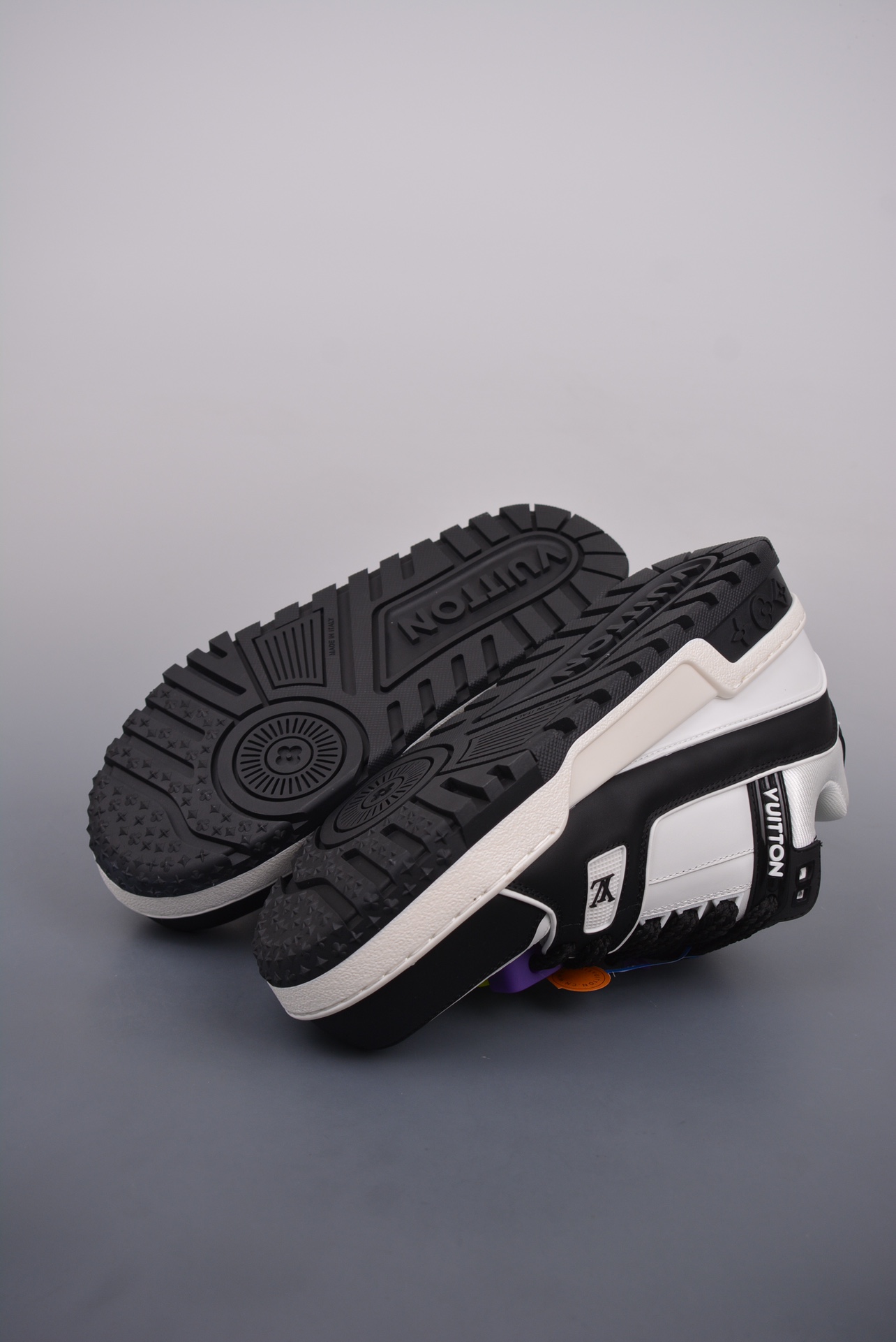 Louis Vuitton Trainer Maxi Low Sneaker Black and White Panda