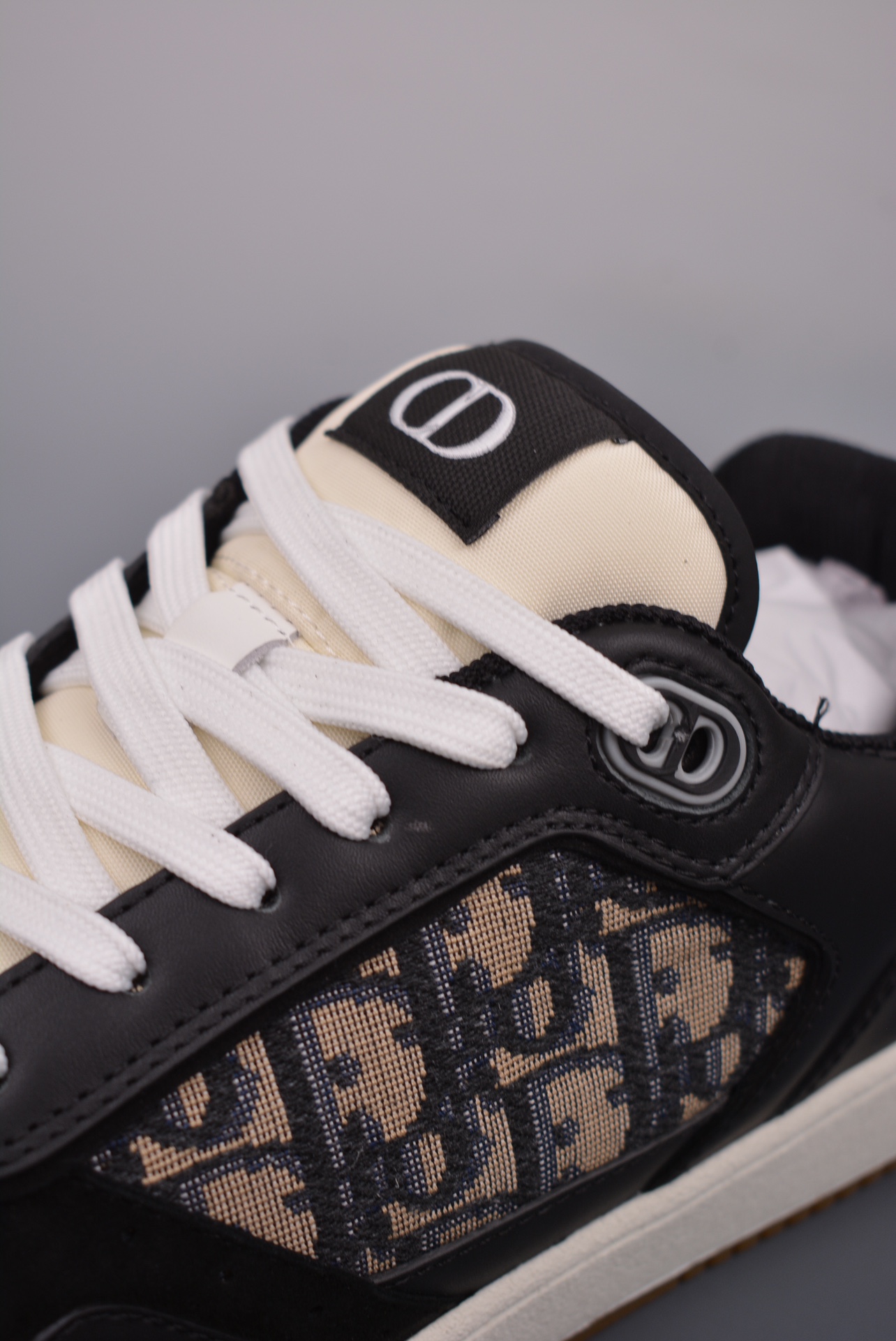 Dior B27 Oblique Galaxy Low Top Sneakers Black