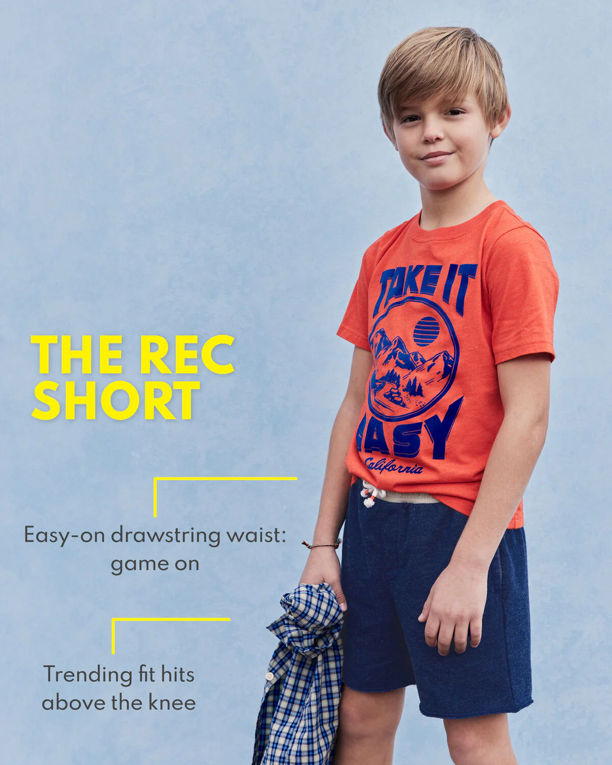 Carter's Kid Pull-On Knit Rec Shorts