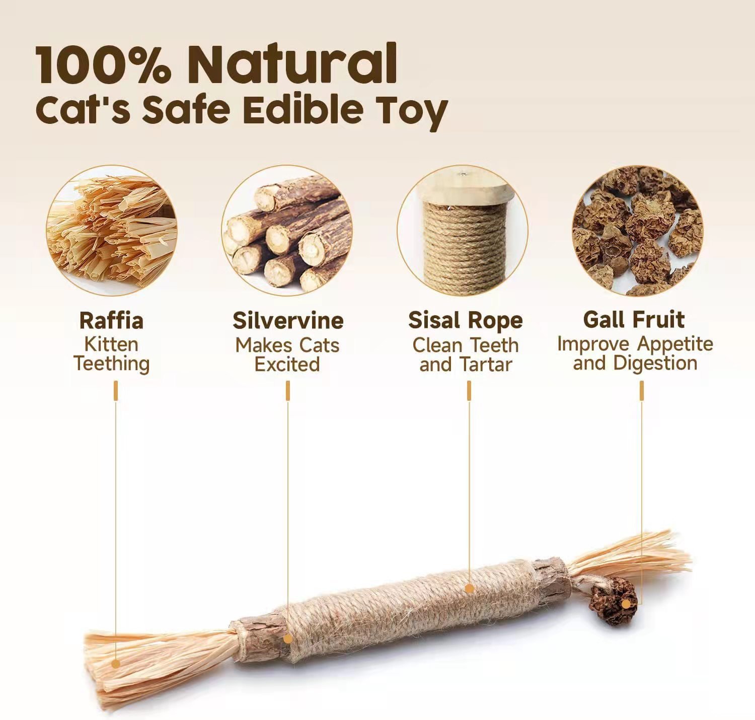🎅EARLY CHRISTMAS SALE - 48% OFF🎄-😺Silvervine Stick for Cats Chew Toy-BUY 4 GET 4 FREE & FREE SHIPPING