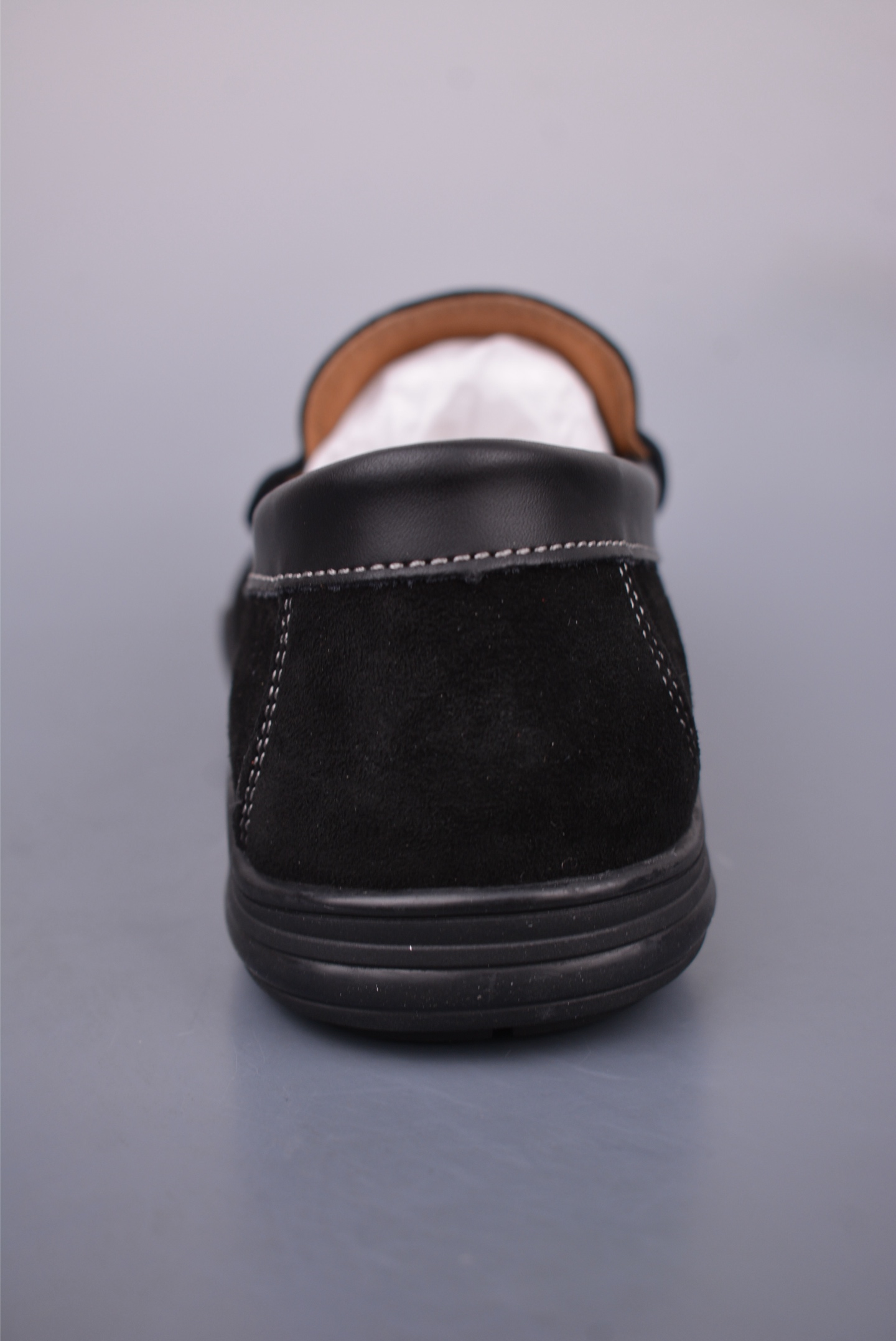 GUCCI new men's shoes business casual loafers black