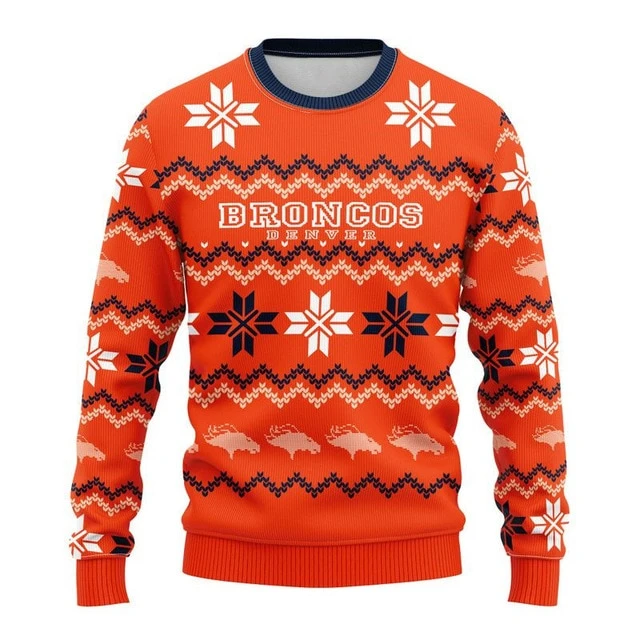 DENVER BRONCOS 3D CHRISTMAS HOODIE ABC04
