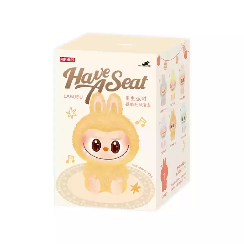 LABUBU Sit Party Vinyl Plush Pendant Blind Box Labub HaveASeat